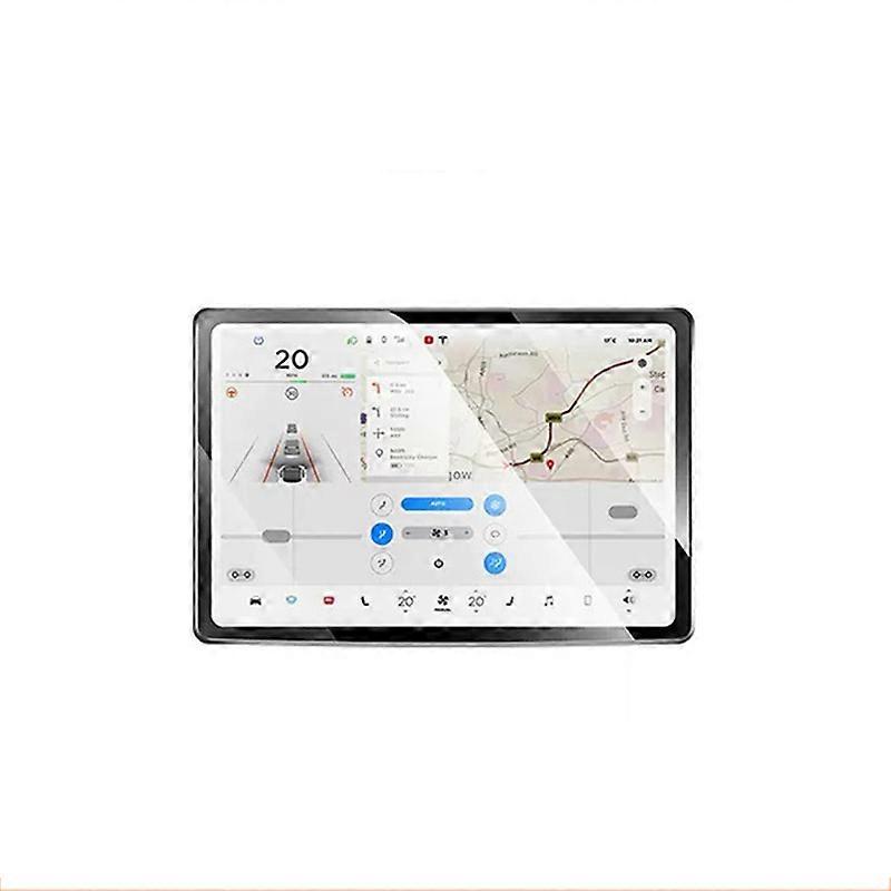 Tempered Glass Screen Protector for Tesla Model 3/Y Dustproof Frosted Version