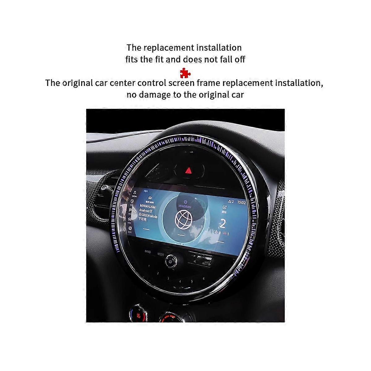 For MINI F55 F56 Center Console Screen Decorative Frame for Mini F57 ...