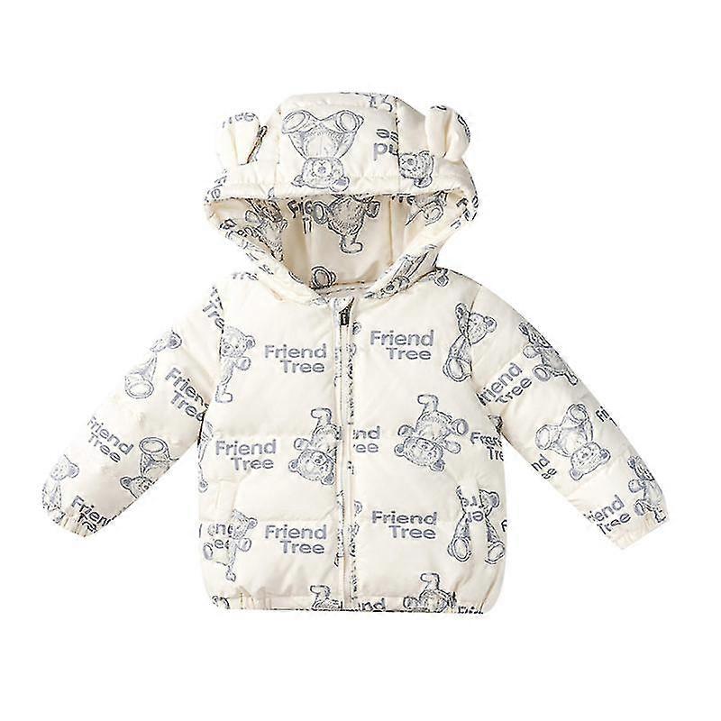 Kids Hooded Down Coat Warm Parka Lightweight Down Jacket