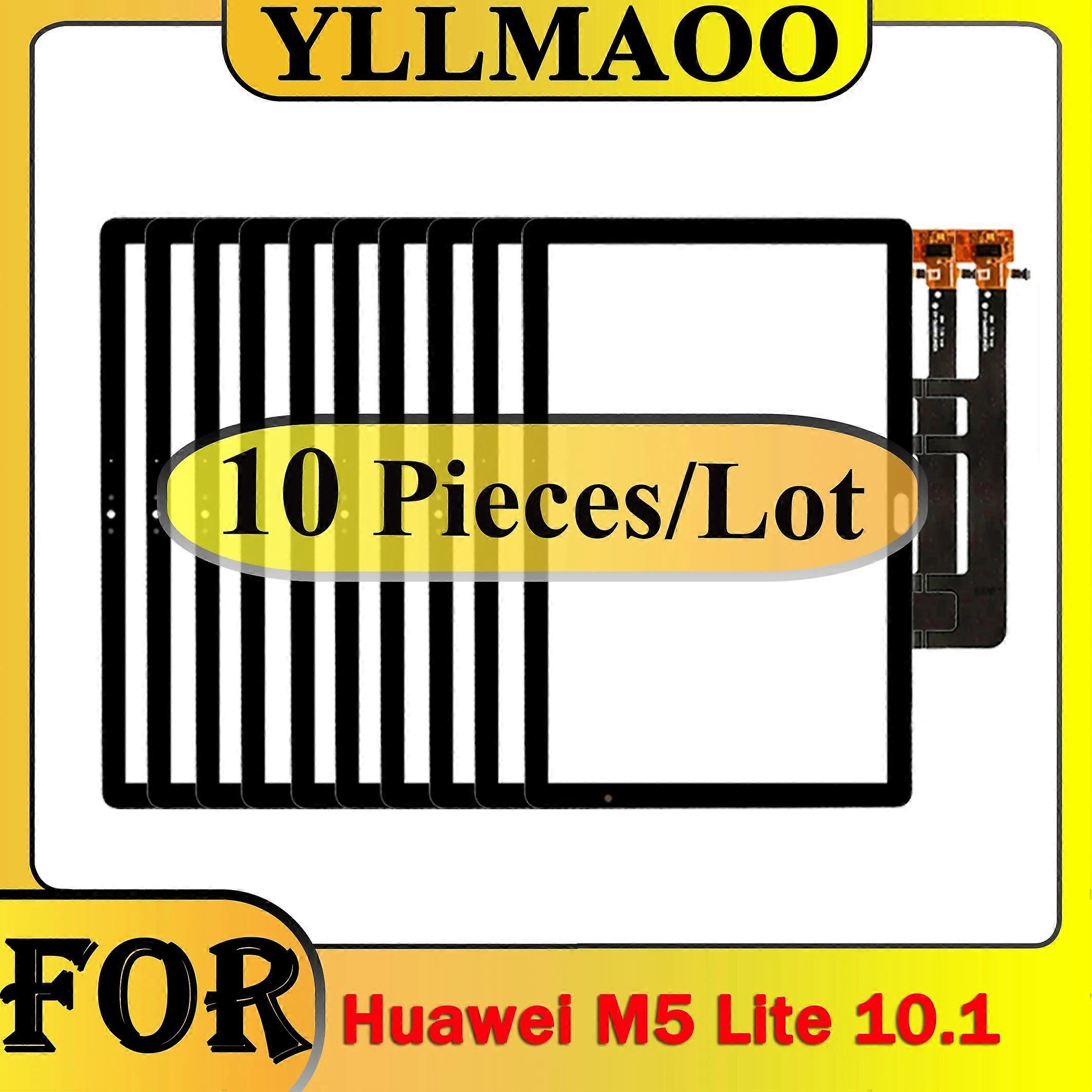 10 PCS 10.1 Touch For 10.1" Huawei MediaPad M5 Lite LTE 10 BAH2-L09 BAH2-W19 Touch Screen Digitizer Panel Front Glass