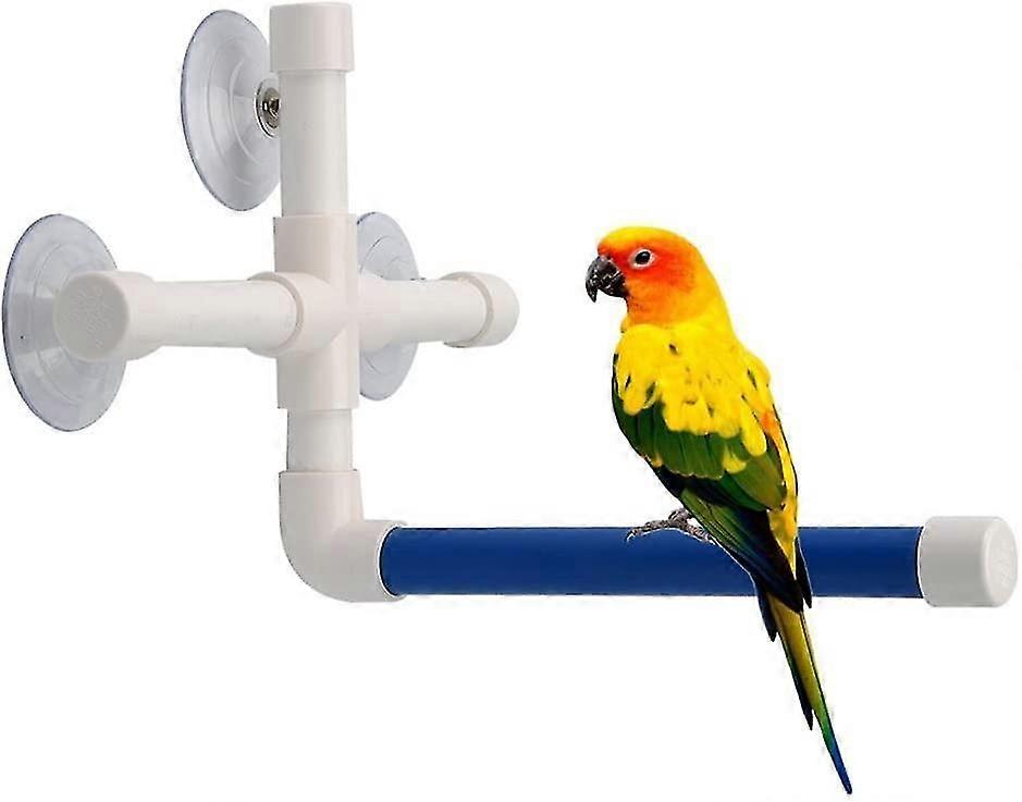 Portable Bird Perch With Suction Cup For Parrot Wall Hanging