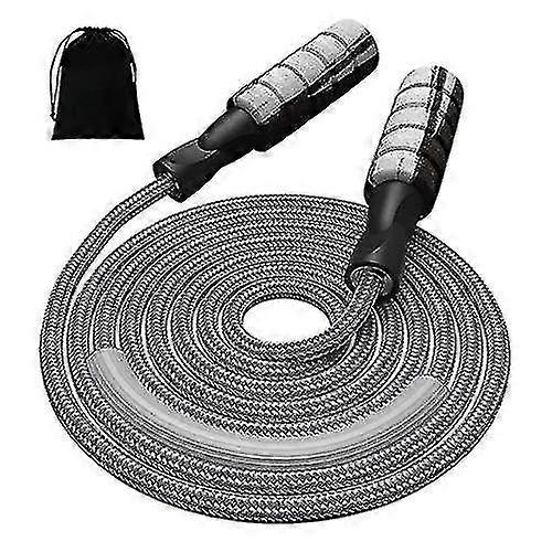 女性のための縄跳びコットン調節可能なスキップ加重縄跳び