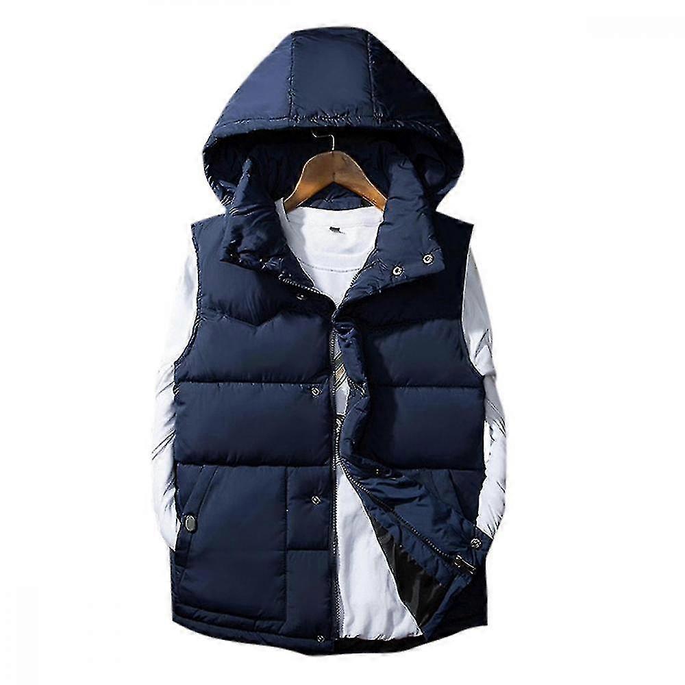 Chaleco acolchado sin mangas de otoño para hombre