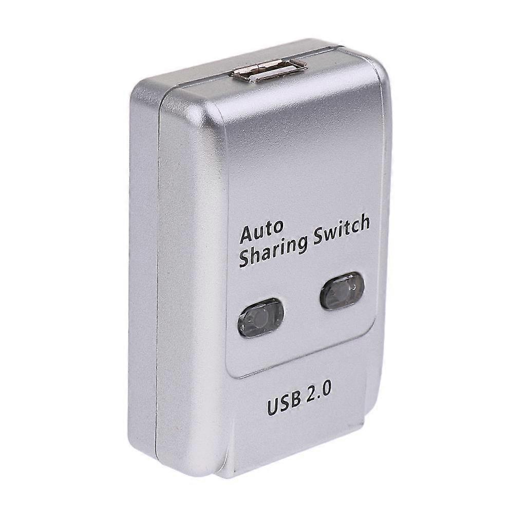 2Ports USB 2.0 Auto Sharing Switch HUB Selector Switcher for Printer/Scanner