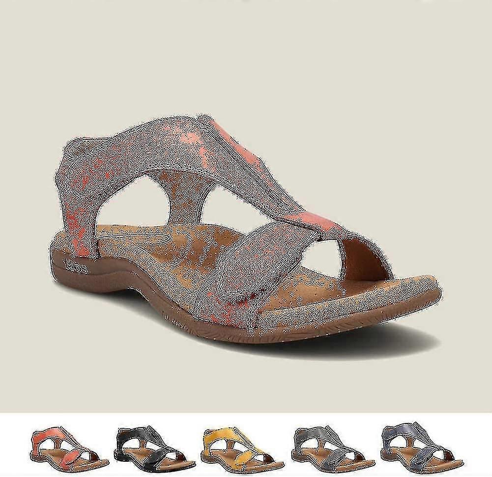 Naisten mukavat ortopediset sandaalit, ortopediset sandaalit, flat beach casual sandaalit korkealaatuisia