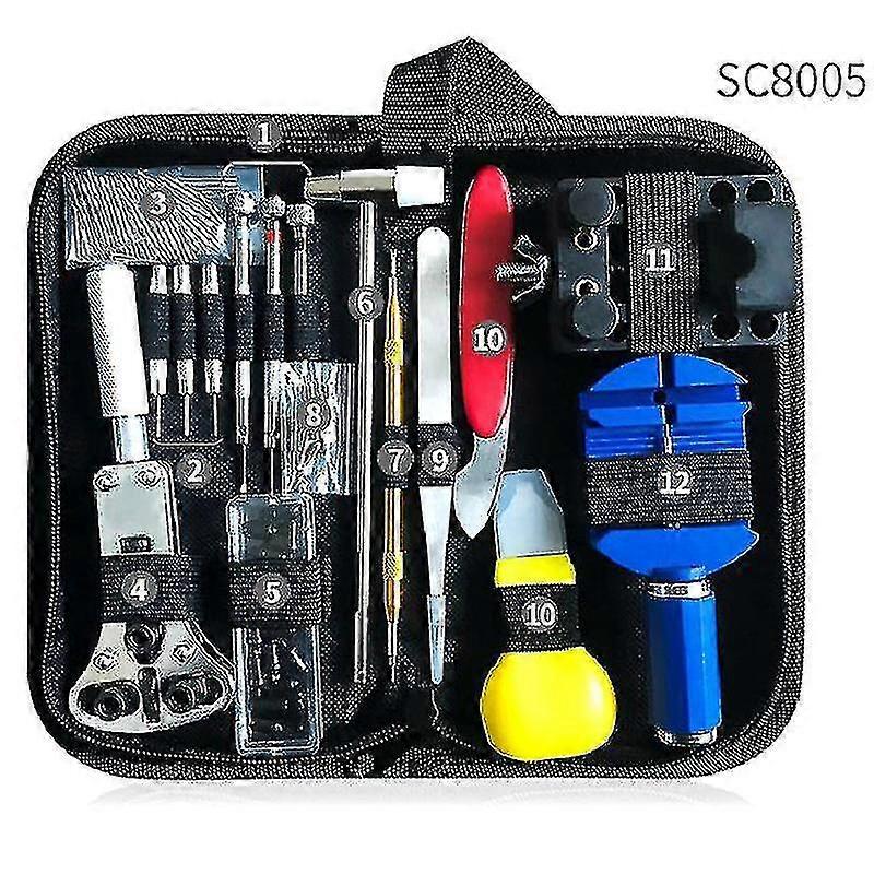 147pcs Watch Repair Tool Kit Case Opener Link Spring Bar Remover Watchmaker Tool