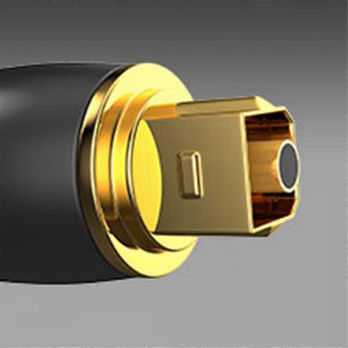 デジタル光オーディオケーブル2m出力ケーブルアンプスピーカー5.1チャンネル光ファイバー接続ケーブルナイロン編組