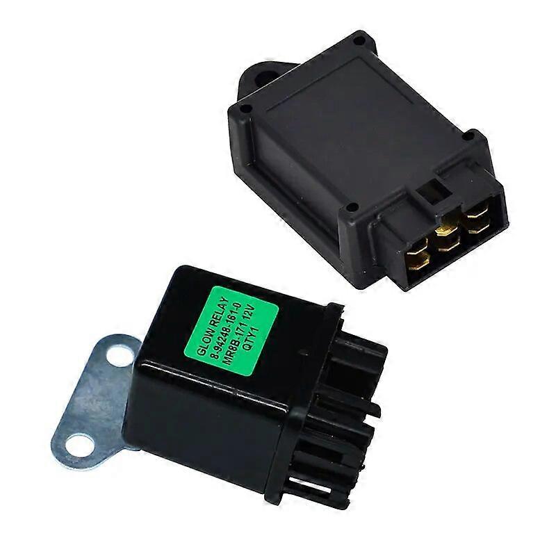12V Glow Plug Relay and Controller Kit 16415-65600 Compatible With Kubota Engine D902 D905 D1005 Tractors L2900F L3010DT L3300DT