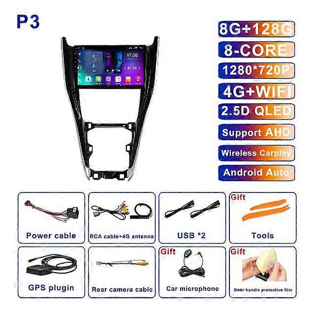 10.1 Inch Android 11 For Toyota Harrie 2010 - 2017 Car Radio Video Multimedia Player BT ADAS No 2din Autoradio SWC DSP RDS AHD