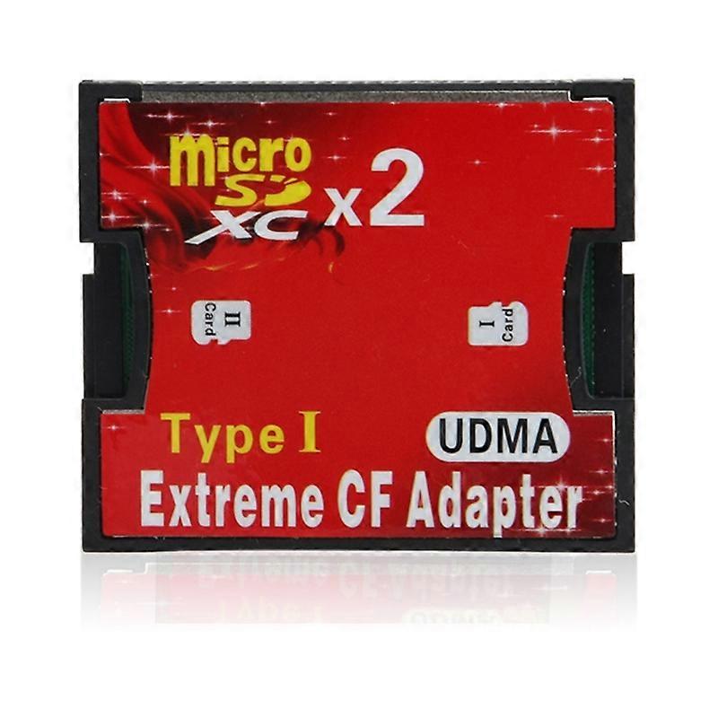 2TB Micro SD SDHC TF to CF Card Adapter Reader 1/ 2 Single / Double Port Slot