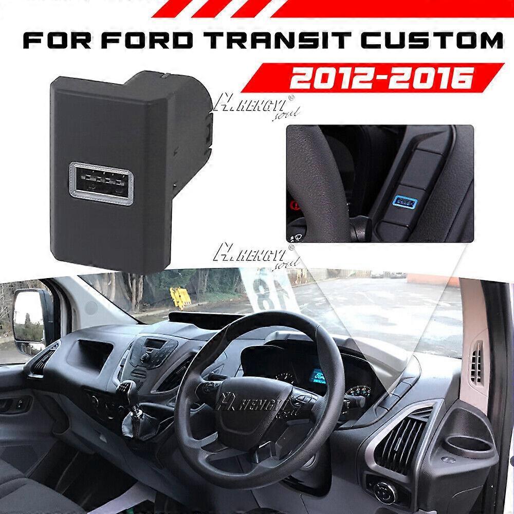 For Ford Transit Custom 2012-17 Pre-facelift Convert USB-A QC3.0 Port Socket Kit