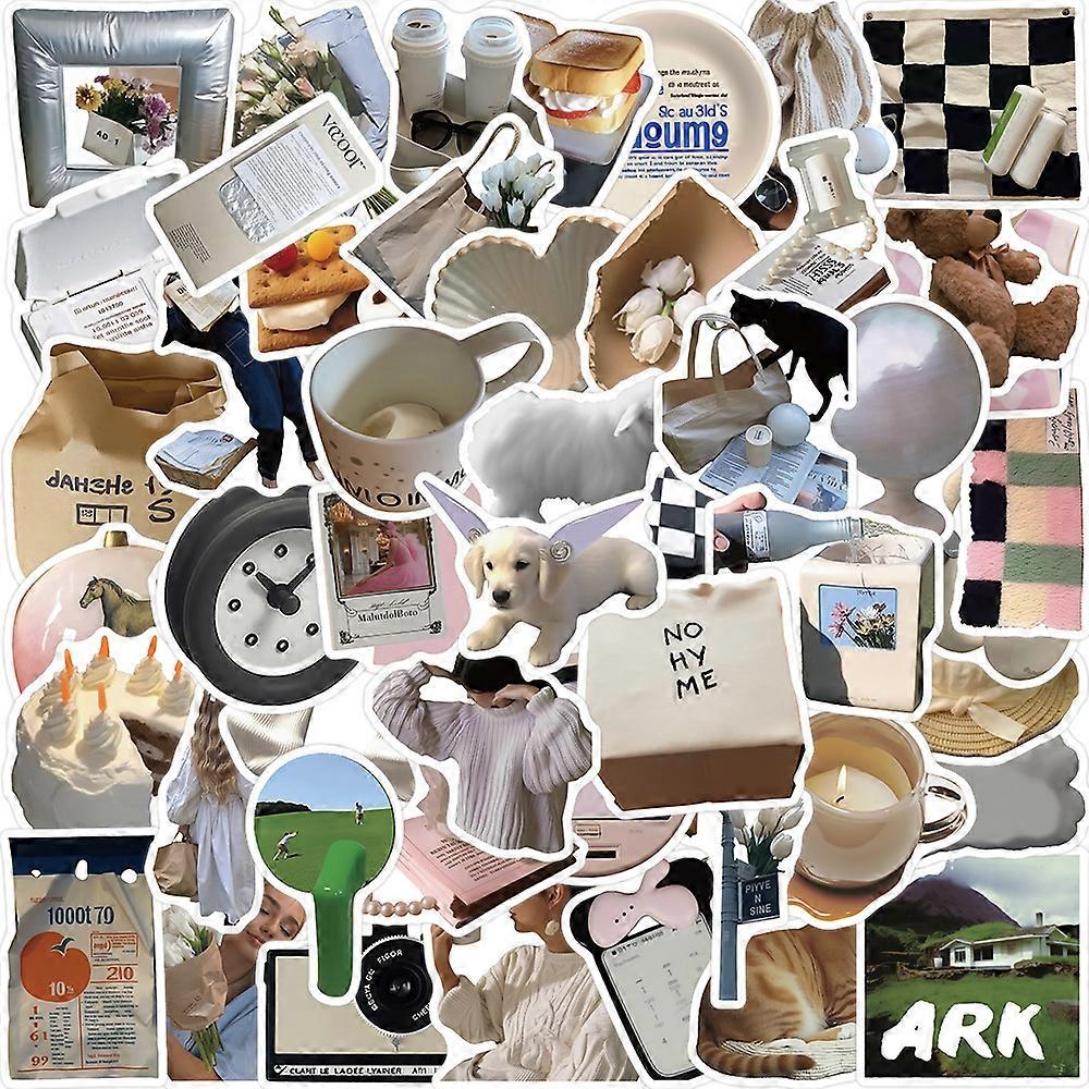 Korean decoration (set/50 sheets) - Ins style graffiti stickers