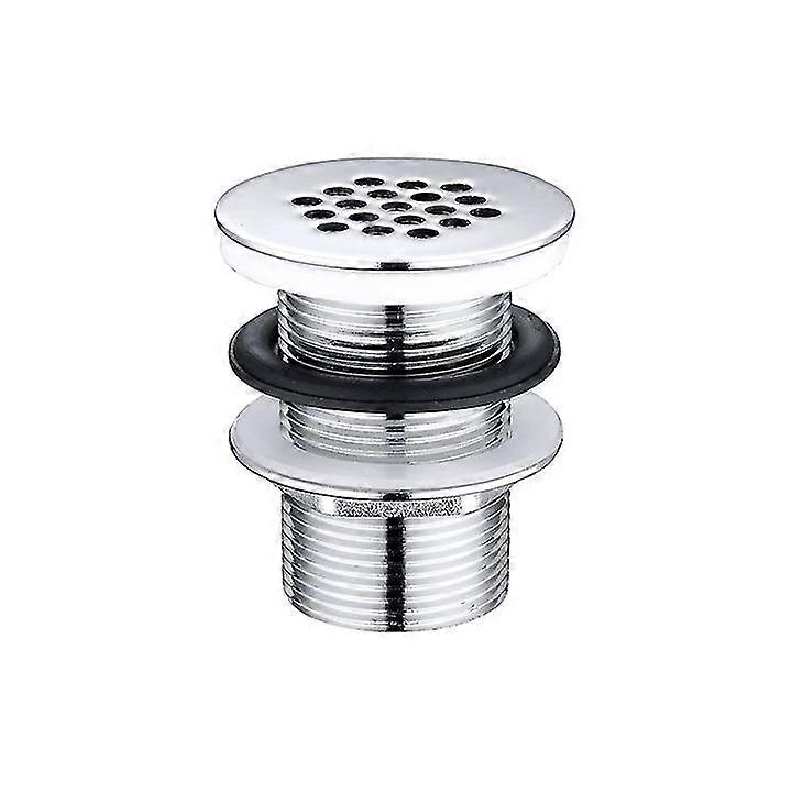 Designer brass sink drain, chrome