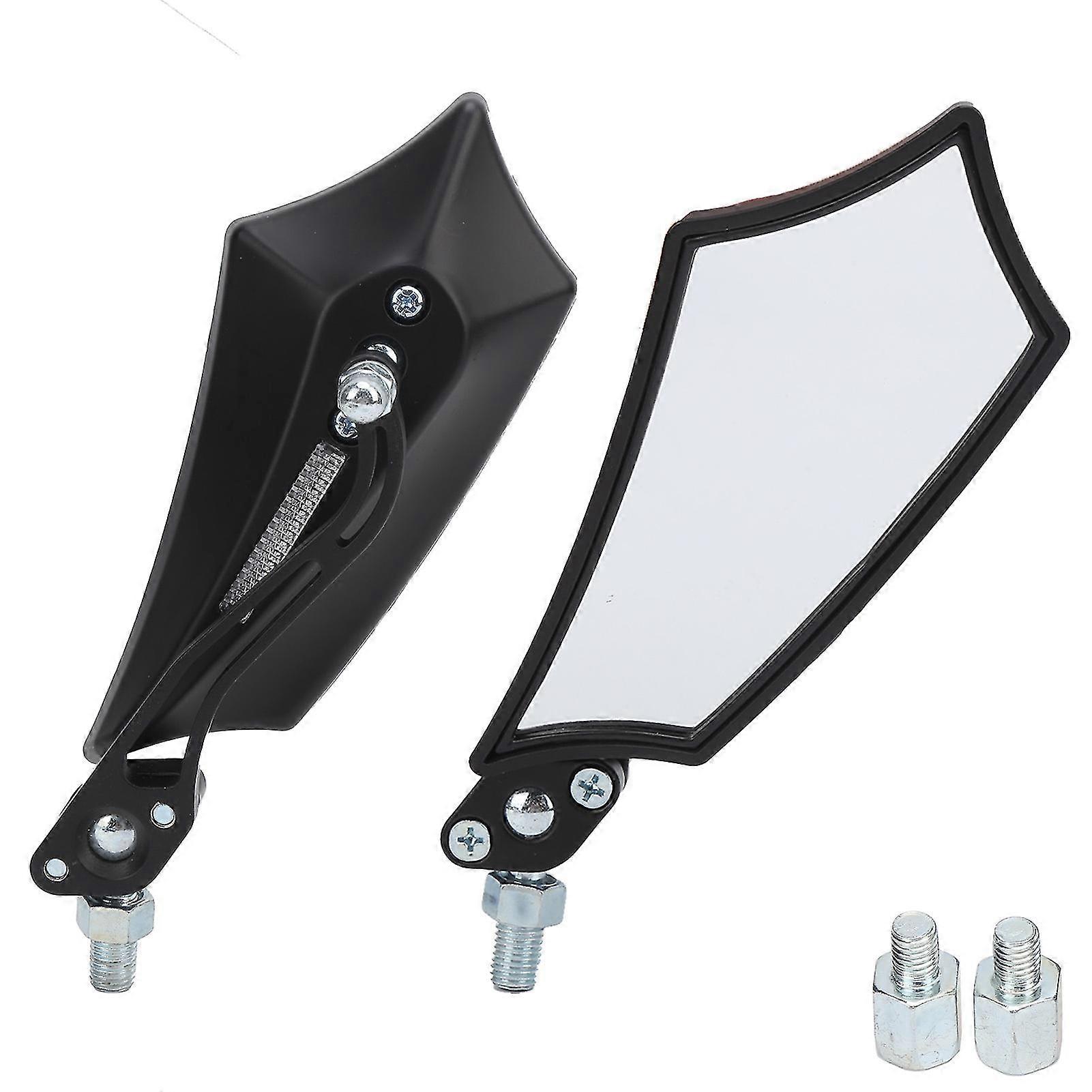 Motorcycle Rearview Mirrors - Adjustable, 8mm and 10mm Screw Thread - Replacement and Modification