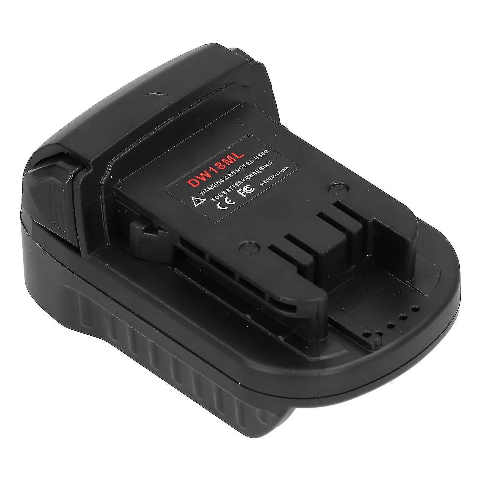 DW18ML Battery Adapter Converter for Milwaukee 18V Lithium Battery Replacement