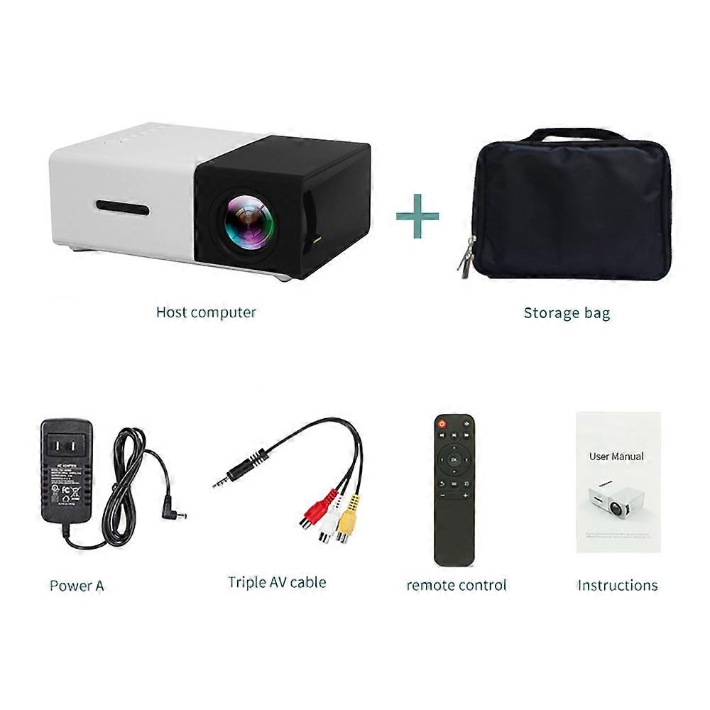 Redkid YG300 Pro LED Mini Projector Support 1080P Proyector HDMI-Compatible USB Audio Portable Home