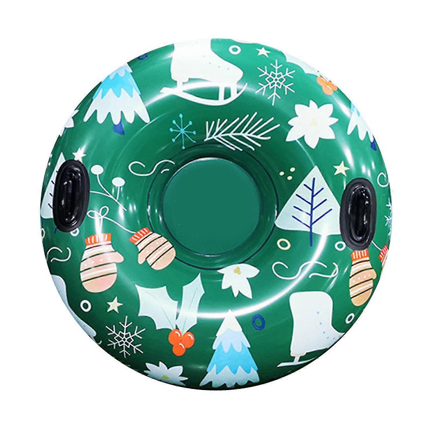 Crash-resistant PVC Snow Tube Good Sealing Increased Load Area Sledding Tube for Skiing