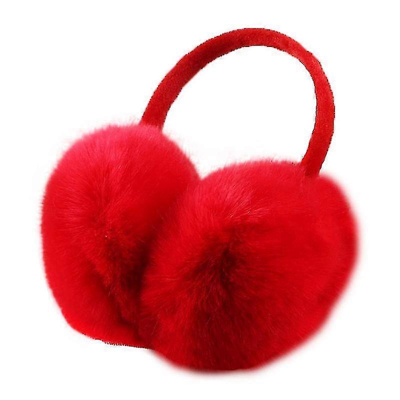 Soft Plush Earmuffs Detachable Winter Earflap