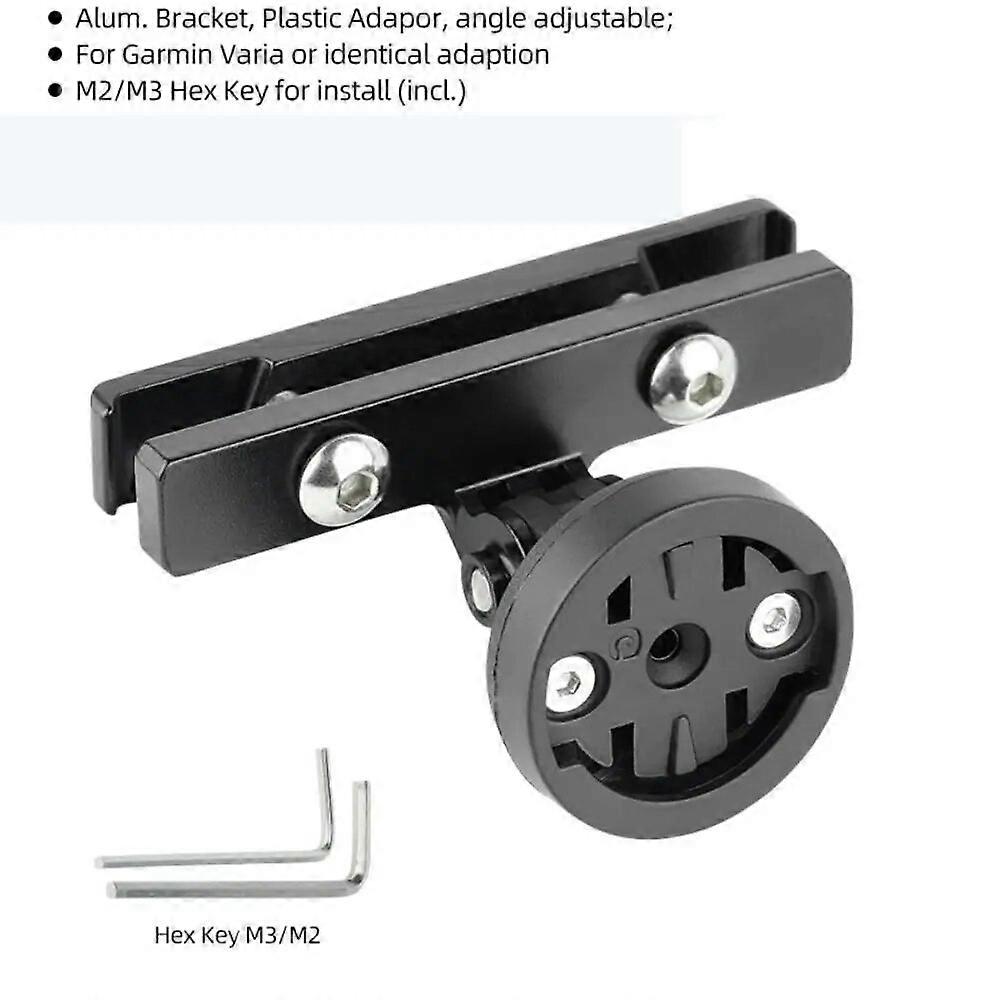 Tail Lamp Holder For Garmin Varia Radar Rearview Bicycle Saddle Rail Rear Light Bracket Seatpost Mount Led Lamp Stand