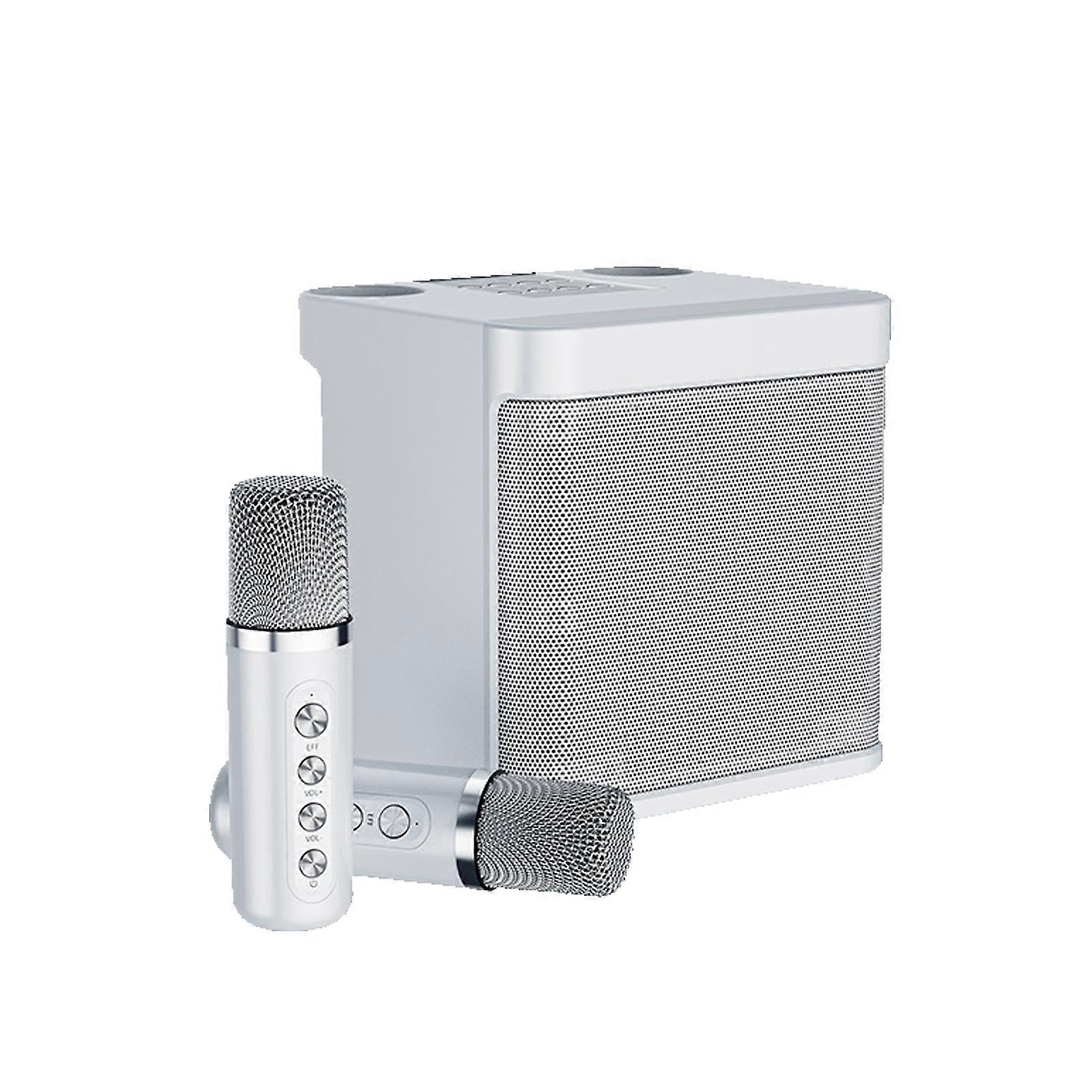 Bluetooth-compatible Soundbox with 2 Mics System for Indoor Outdoor Party