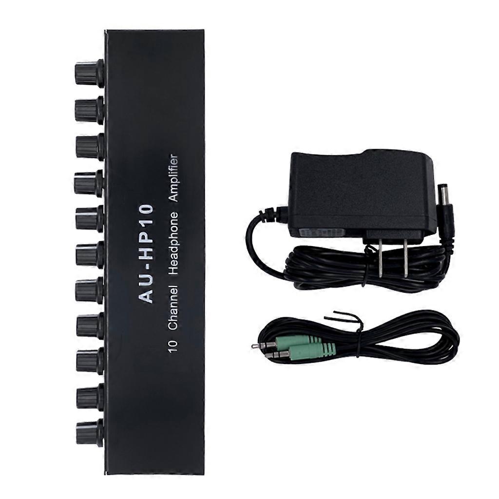 Headphone Amplifier Stereo Power Adapter Distributor Headphone Splitter