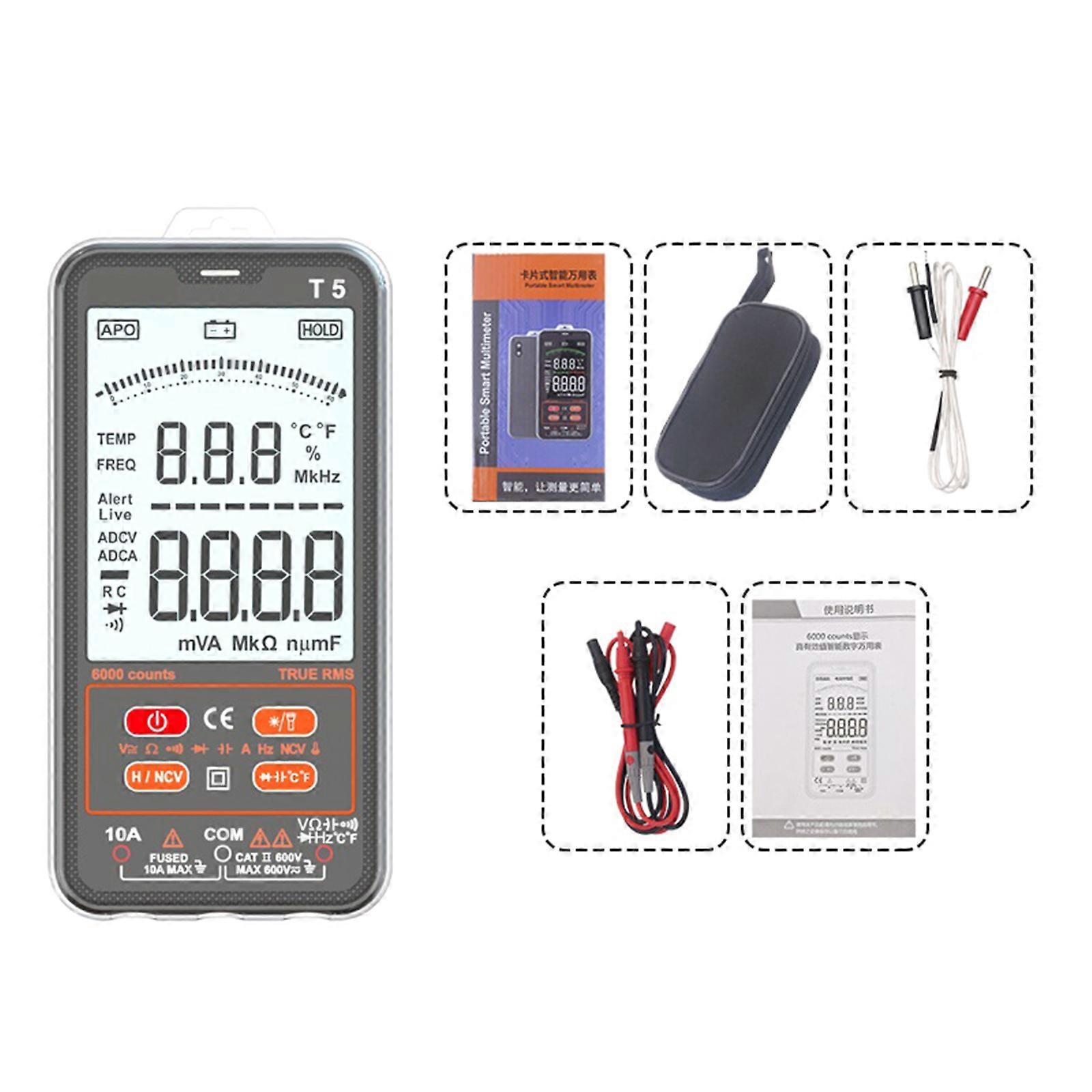Voltage Meter Ammeter Battery Volt Current Voltmeter Digital Display Multimeter