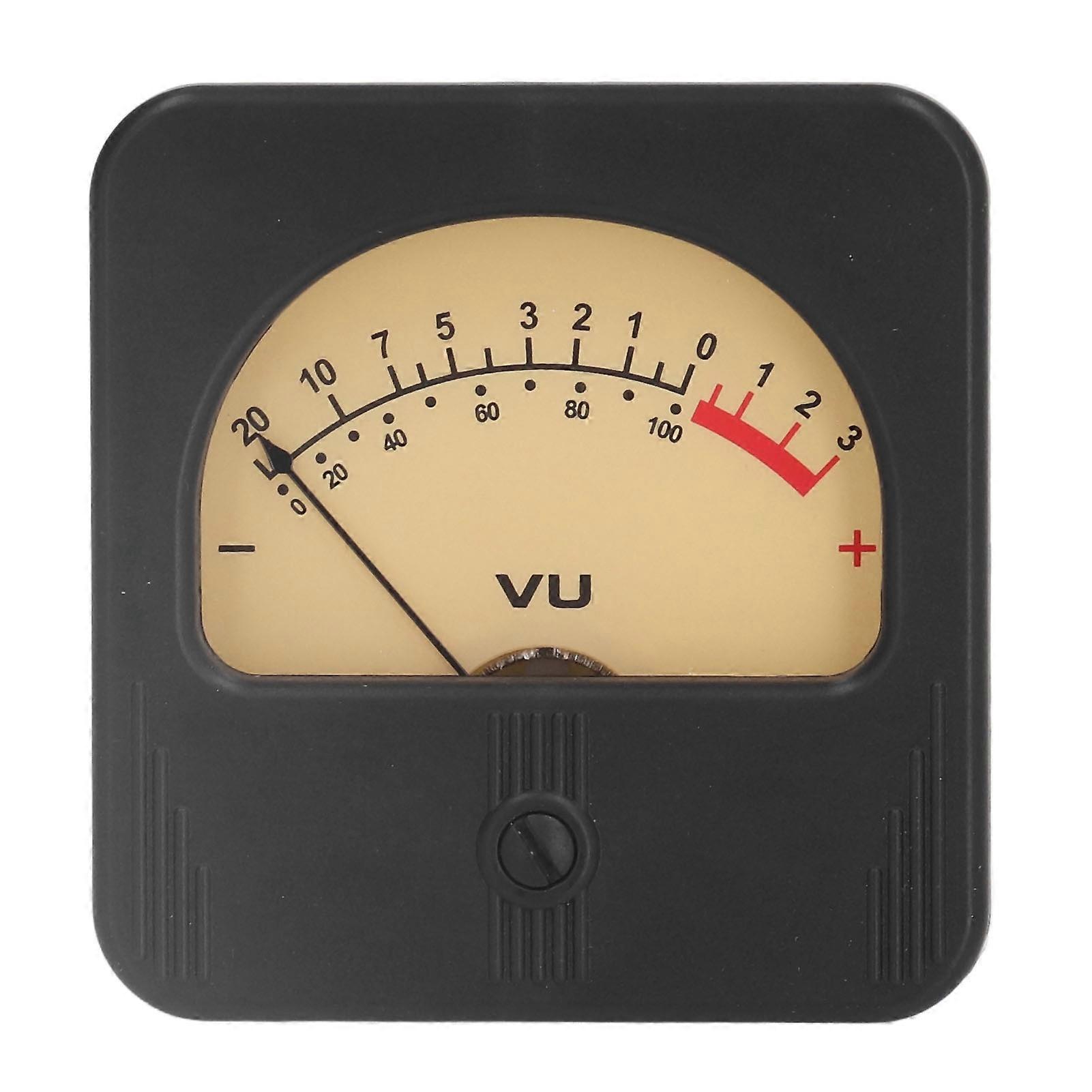 VU Mètre ABS PMMA Rétroéclairage Tension 2.8V 3.8V 20ma DB Niveau Mètre En-tête pour Studio D’enregistrement