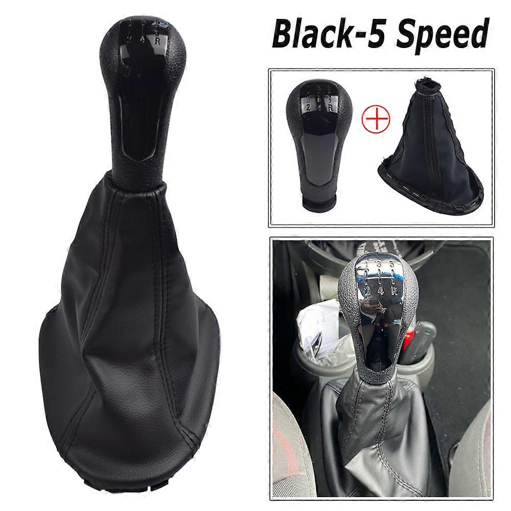 For Chevrolet Matiz Spark M300 2009 2010 2011 2012 2013 2014 2015 2016 Car 5 Speed Gear Shift Stick Knob Level PU Leather Boot