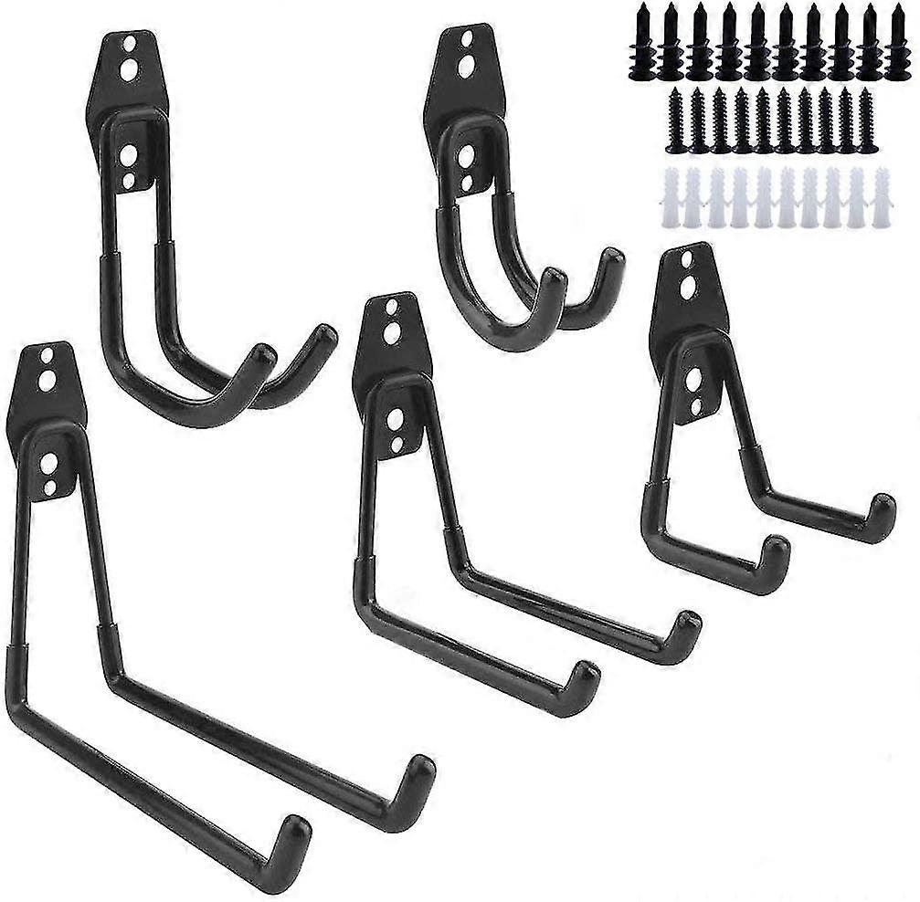 Utility Hooks Wall Mount Tool Holder U-hooks For Home Garage Storage Organizer Garden Tool