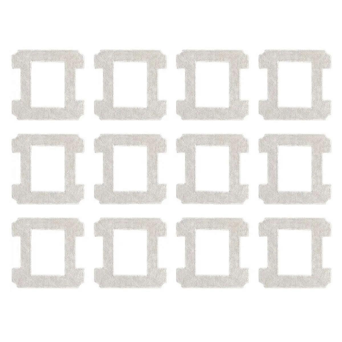 Compatible for W2 Pro / W2 Omni Mop Cloths Rag Pad Window Robot Cleaner Spare Parts Accessories 12pcs