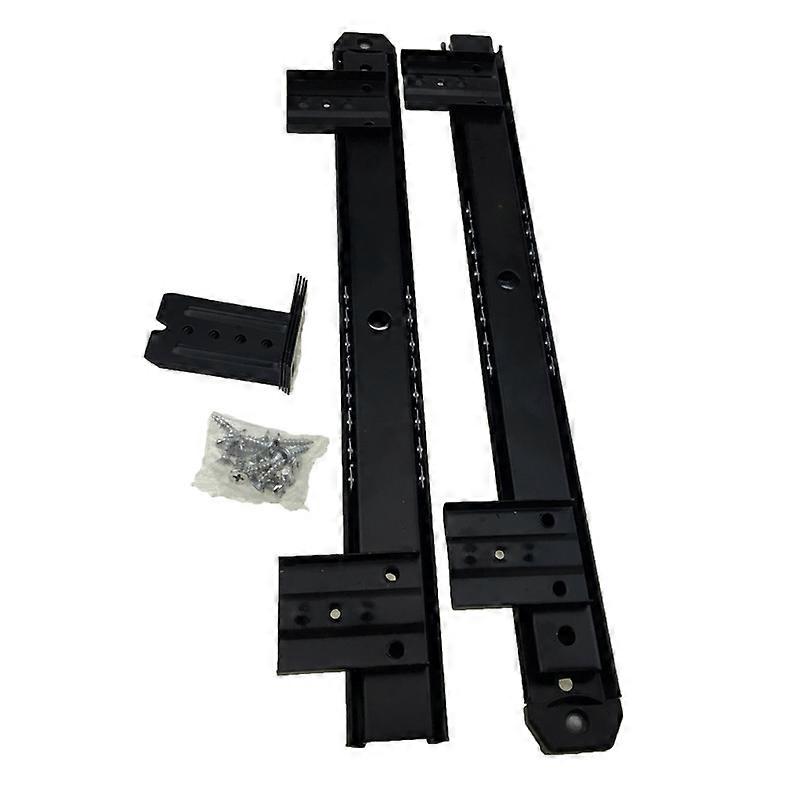 Heavy Duty 455mm Thick Steel Construction, Ball Bearing, Keyboard Slides, Keyboard Drawer Slides, Tray Accessories, Cabinet Furniture Hardware Rails (