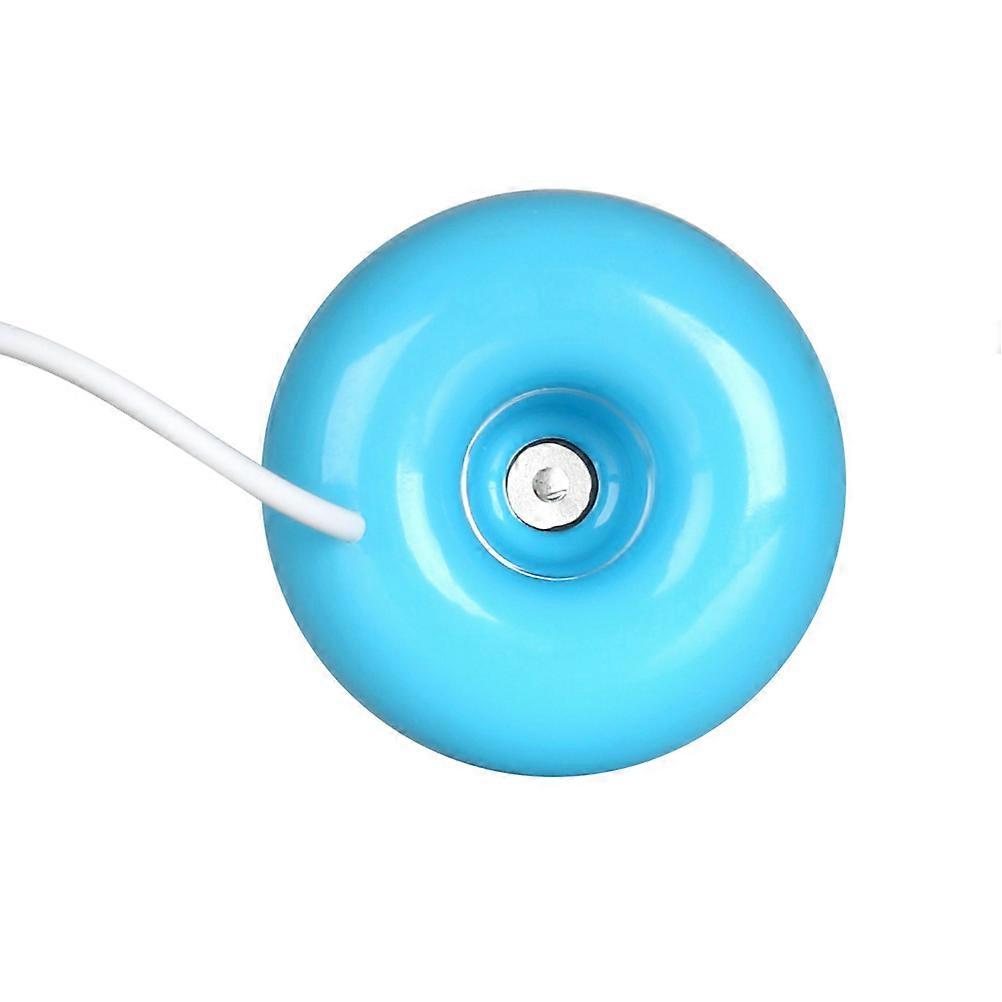 Mini USB Donut Humidifier Floating Ultrasonic Mist Maker Aroma Diffuser Air Purifier For Office Home Use (Blue)
