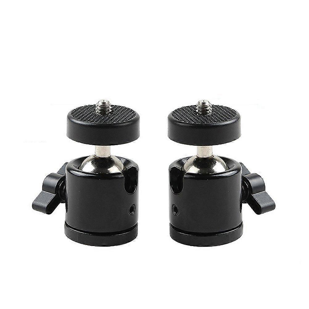1/4" Mini Tripod Ball Head Bracket Holder Mount Ballhead for DSLR Camera-2pcs