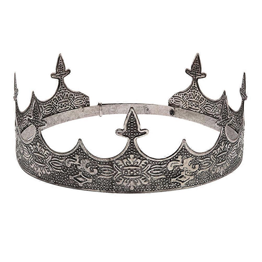 빈티지 남성 크라운 킹의 크라운 헤어밴드 웨딩 프롬 파티 코스프레 할로윈