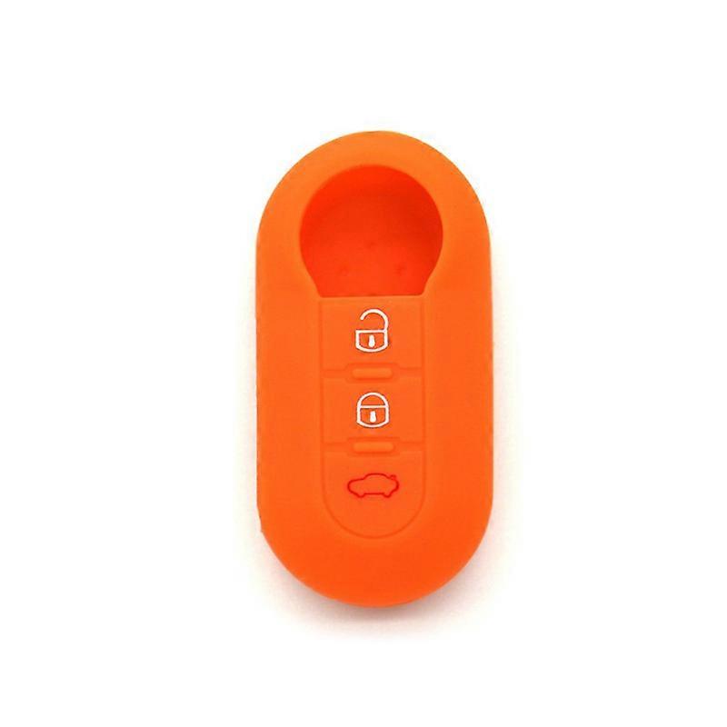 Keyless Entry Remote Car Flip Keychain Shell Soft Rubber Silicone Protection Key Jacket Protective Cover