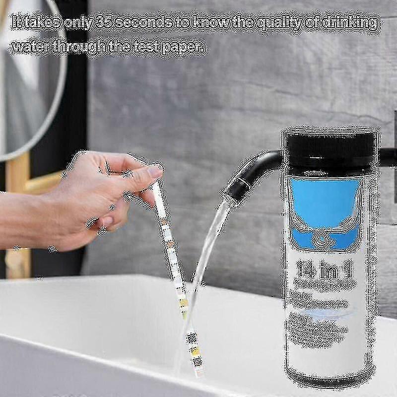 14-in-1 Drinking Water Test Kit Water Quality Test For Well And Tap Water 50/100pcs