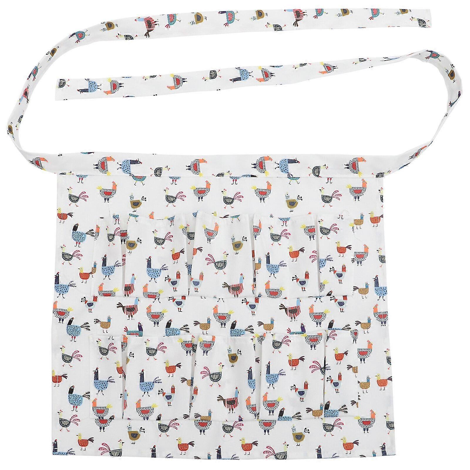 Creative Eggs Gathering Apron Cloth Duck Eggs Hen Eggs Apron With Pockets