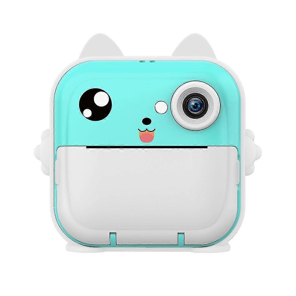 Kinderkamera Sofortbildkamera 2400 W HD-Video Digitale Thermodruckkamera Blau
