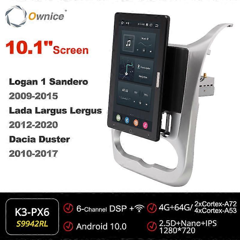 Tesla Style PX6 DSP 13.3" Android 10.0 Car DVD Player GPS Navigation Radio For Renault Logan Dacia Duster Lada Largus 2009-2020