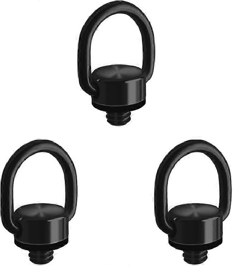 Promotional sales 3Pack Camera D Ring Screw Hinged Holder Fixing Screw Camera Carabiner Clip 1/4"-20 for Tripod DSLR Camera Quick Release Wrist Strap 
