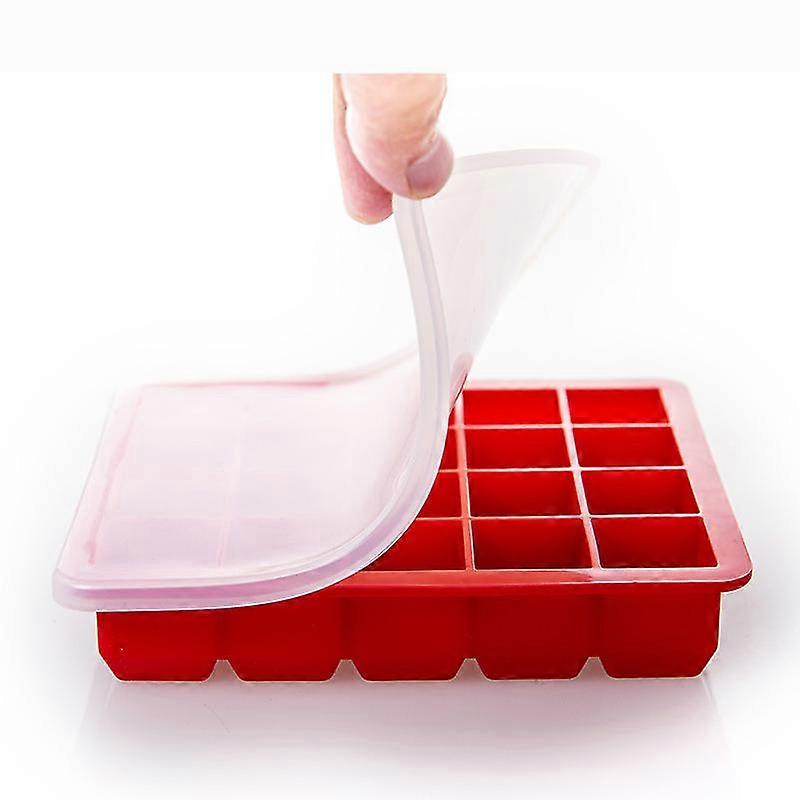 20 Compartment Mold Ice Box With Lid Silicone Ice Box