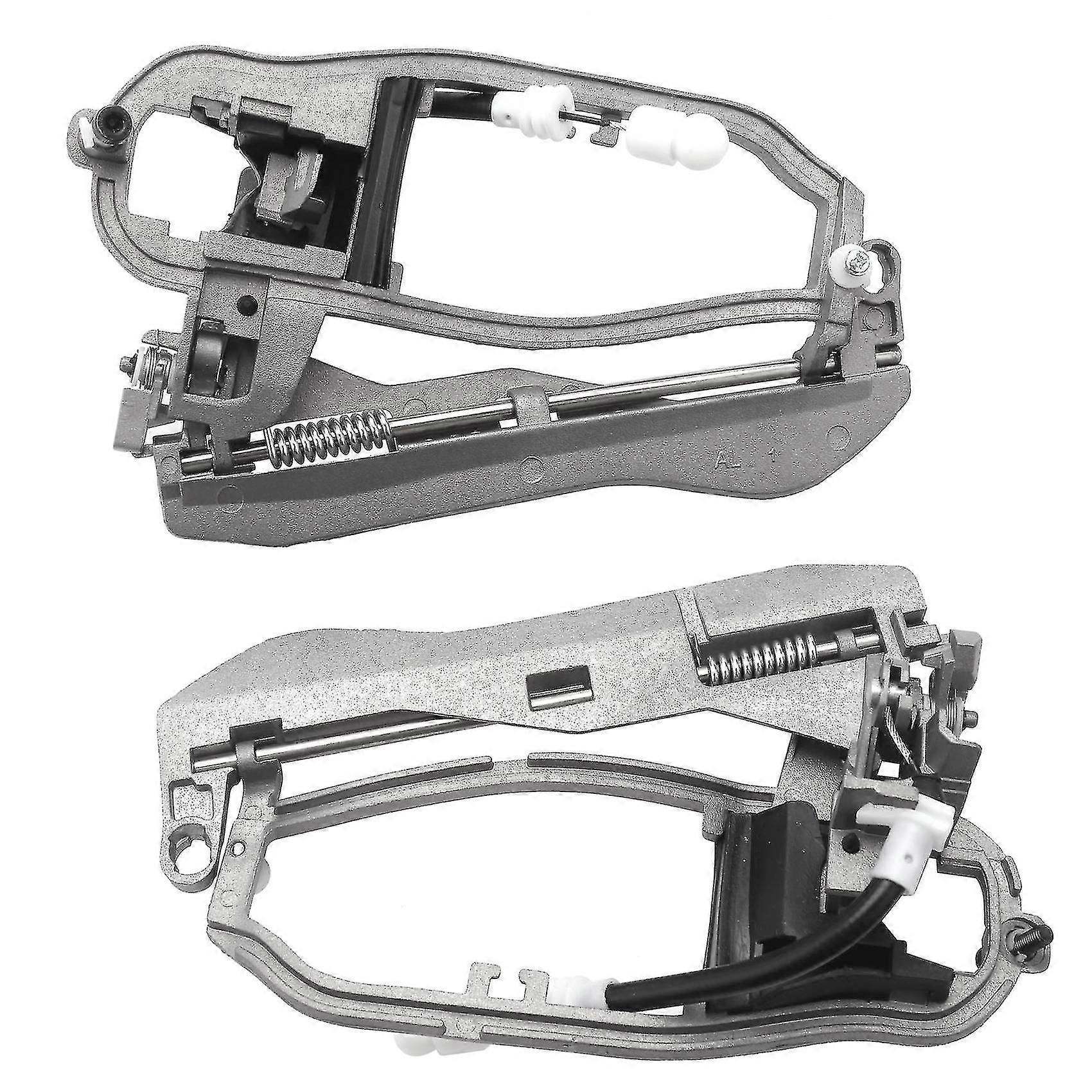 2pcs Car Interior Door Handle Bracket Front Left Side + Front Right Side For X5 E53 2000-2007 51218