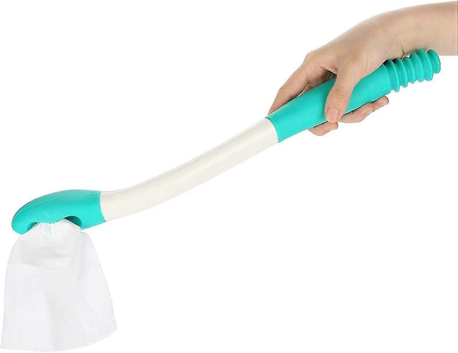 مقبض طويل الوصول الراحة أسفل ورق التواليت ممسحة حامل ورق التواليت مقبض مقبض طويل المدى كوم