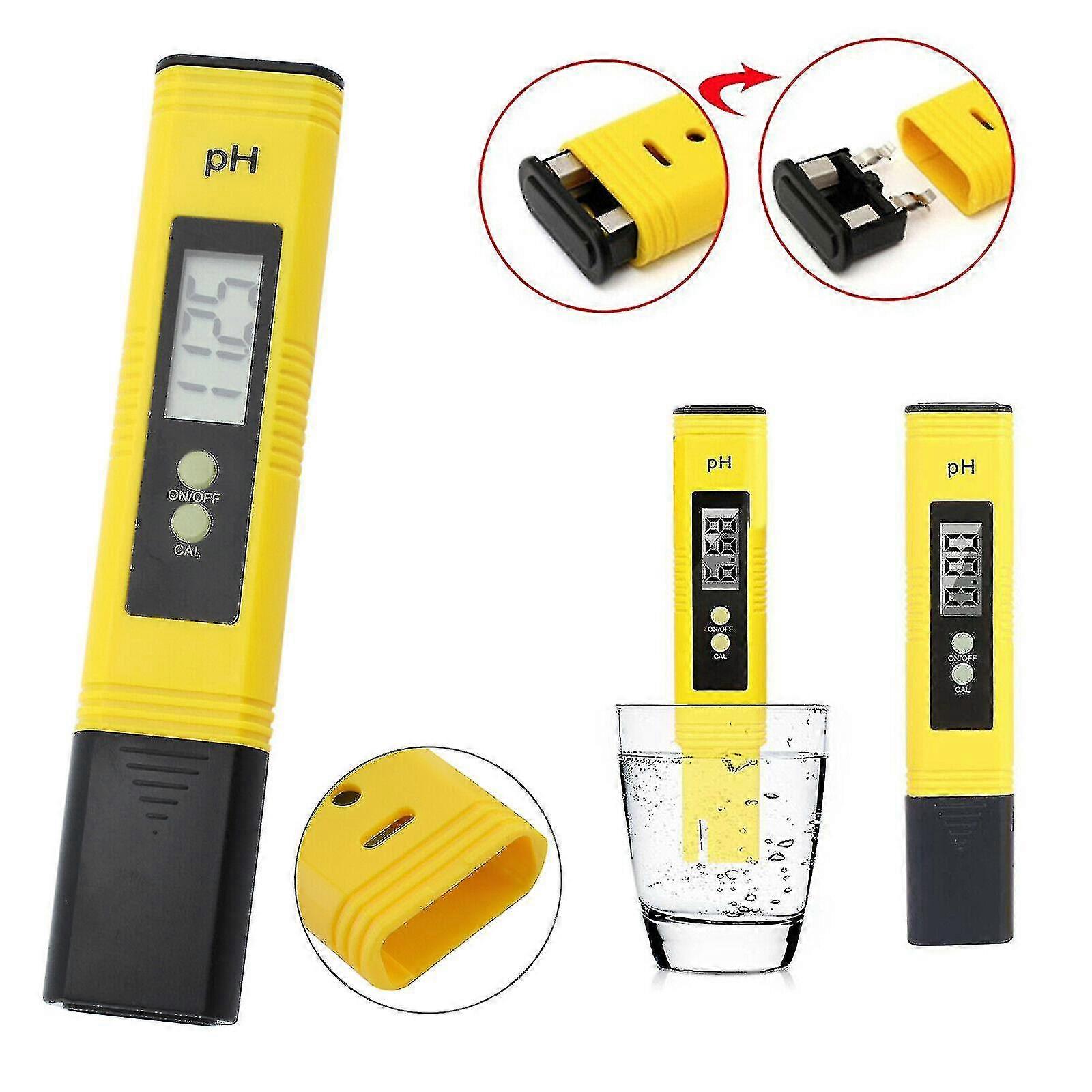 Kabalo 0.01 Resolution Electric Digital Ph Tester Water Pool Hydroponics Aquarium Test Pen Pocket Meter With Auto Calibration Function