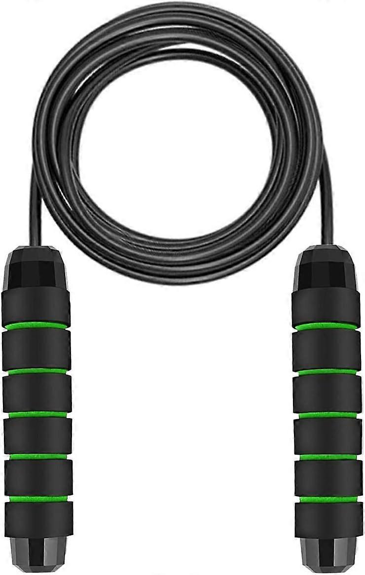 Skipping Rope, Professional Adjustable Speed Jump Rope with Memory Foam Handle Springs and Ball Bearings Skipping Rope