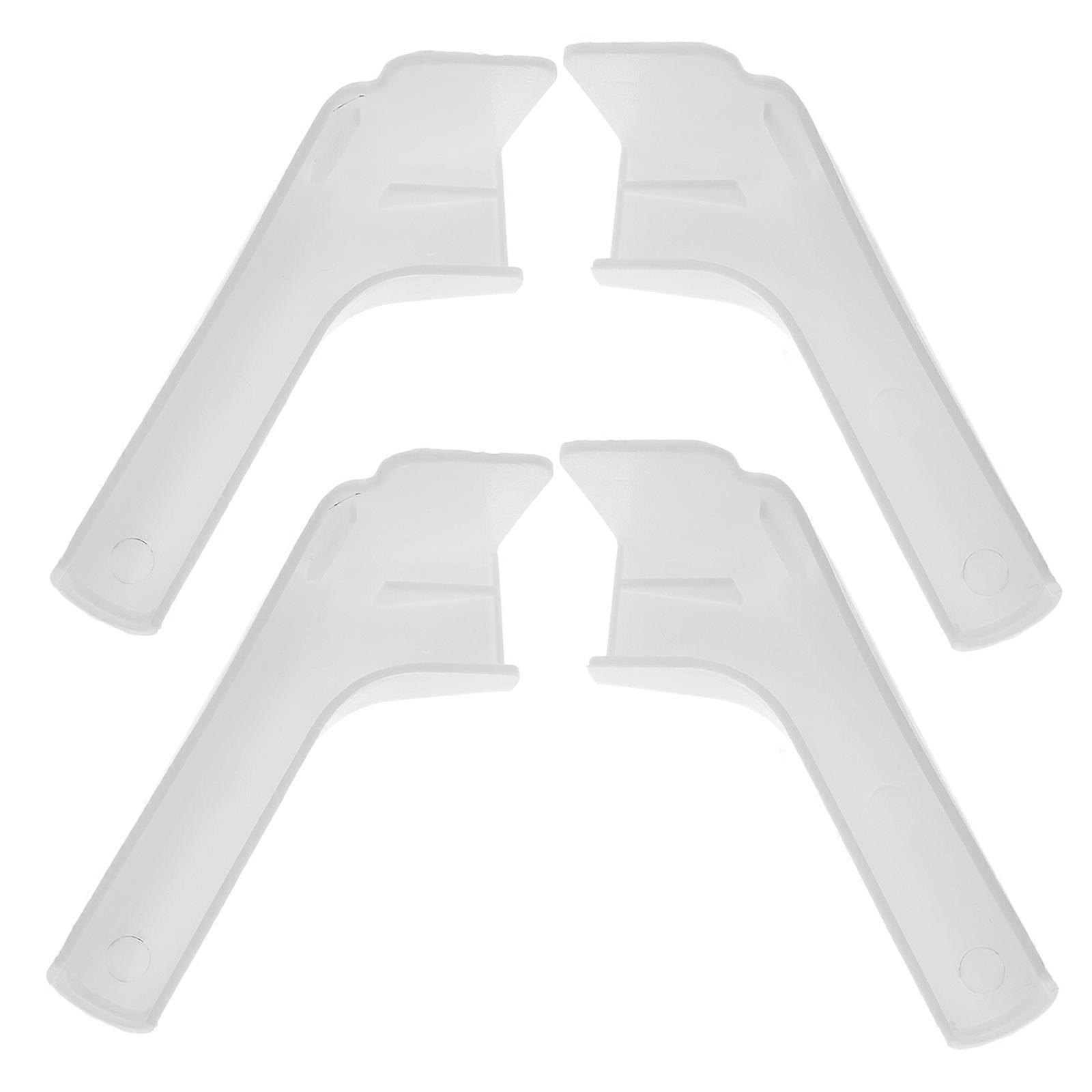 4pcs Bicos de Calha para RV Calha de Telhado Calha de Água da Chuva Rv Bico de Calha de Chuva Acessório para RV (esquerda, direita)