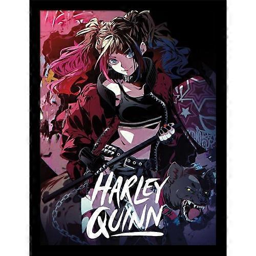 Batman Harley Quinn Framed Poster