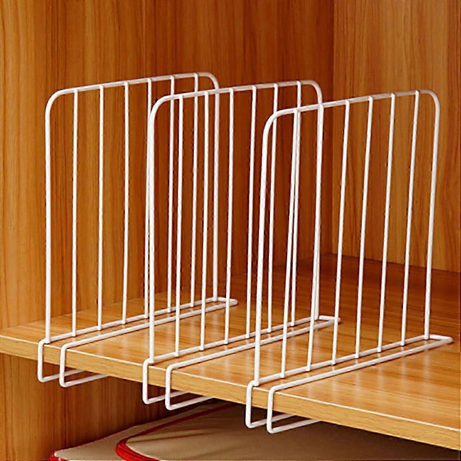 Shelf Dividers for Wardrobe - Vertical Metal Organizer Separators
