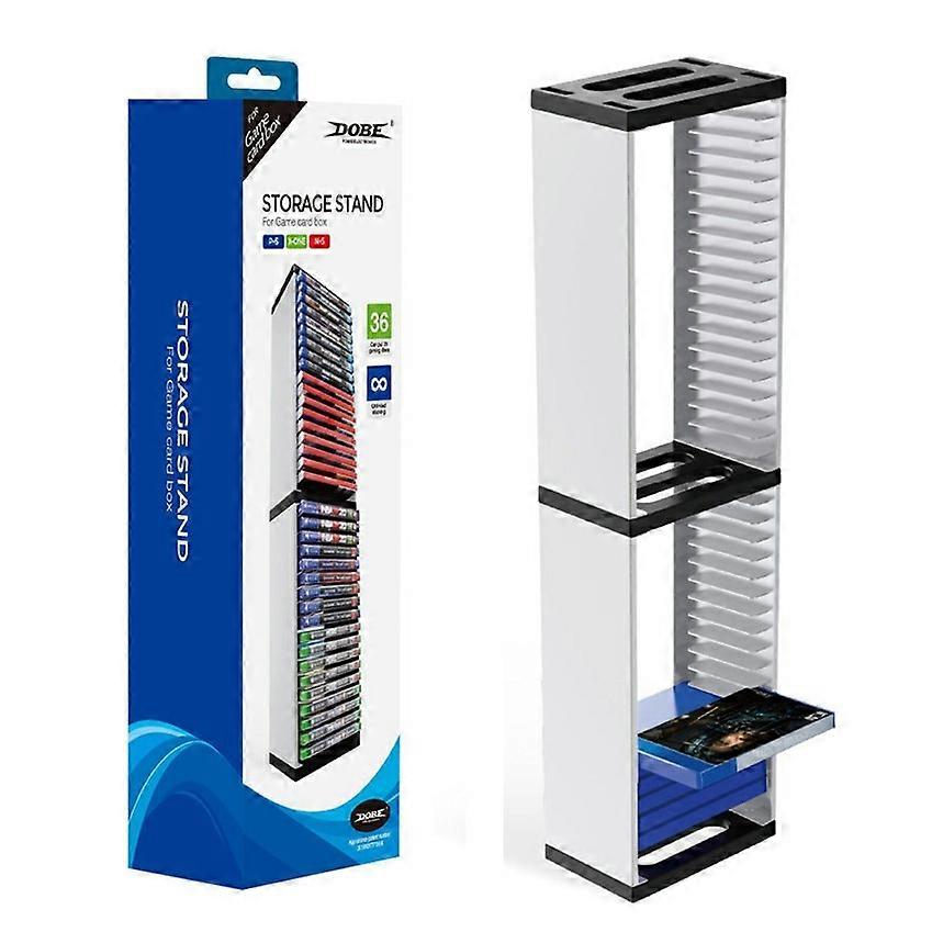 Type A DOBE TP5-0519 36-Tier Optical Disc Rack Vertical Card Box Holder Storage Stand