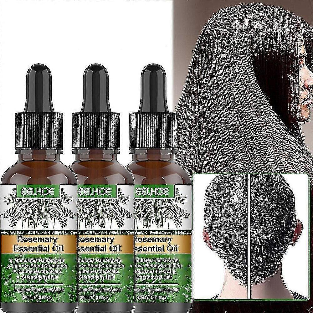 3pcs aceite de romero para 100% nutre